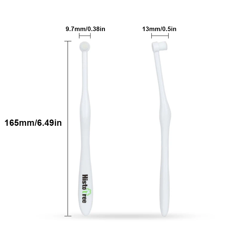 Escova de Dentes para Pets de Cabeça Redonda Macia para Cães e Gatos Pequenos - Imagem 6