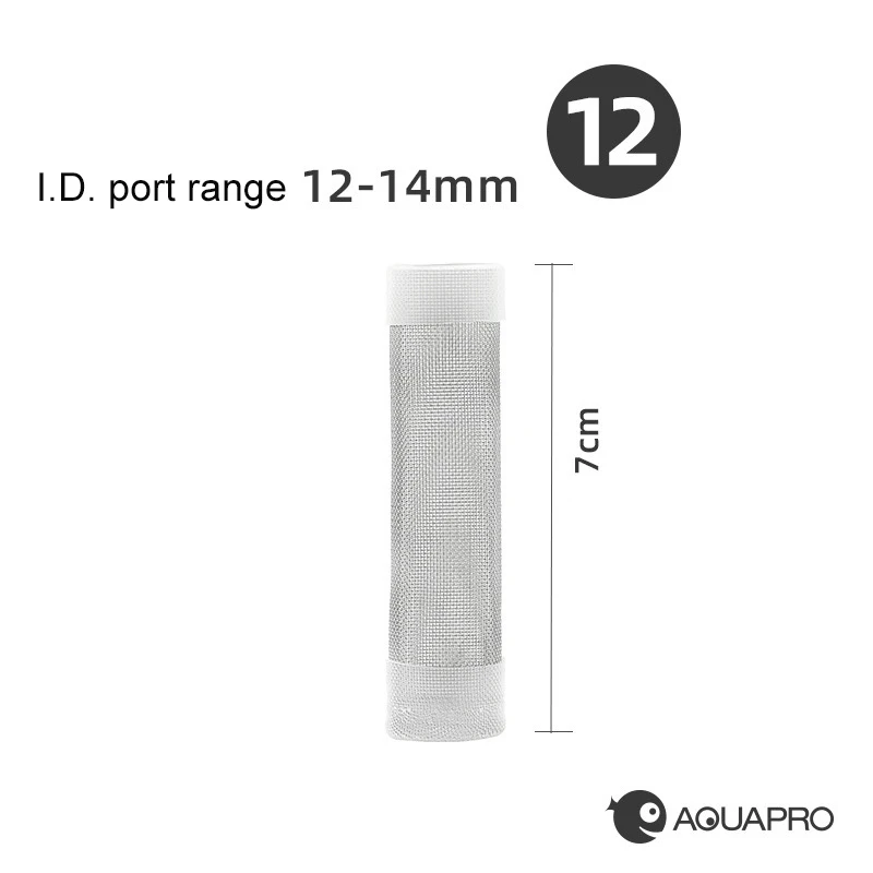 Filtro para Aquário de Aço Inoxidável com Rede Protetora 0,3 mm - Imagem 5
