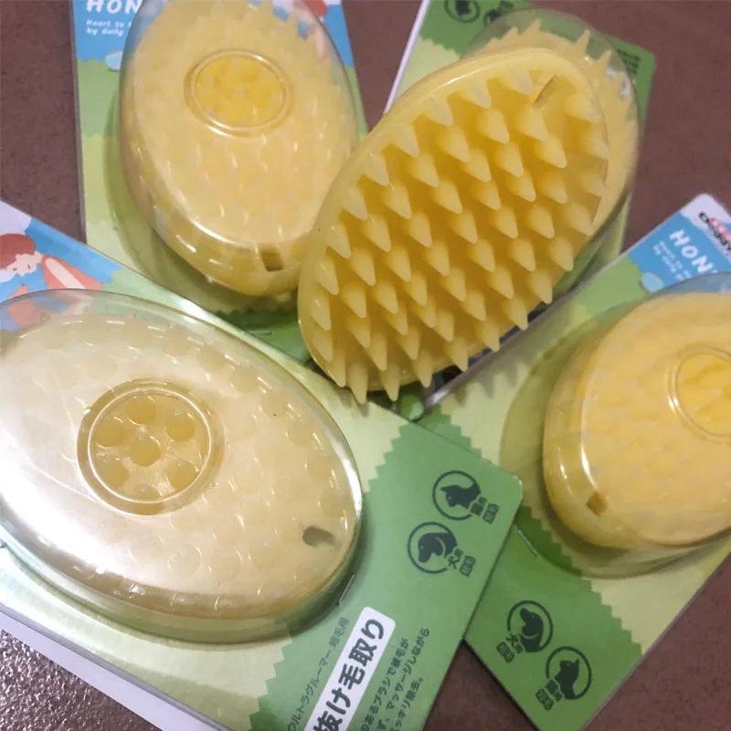 Escova de Massagem para Cães e Gatos de Silicone Macio para Lavagem - Imagem 3