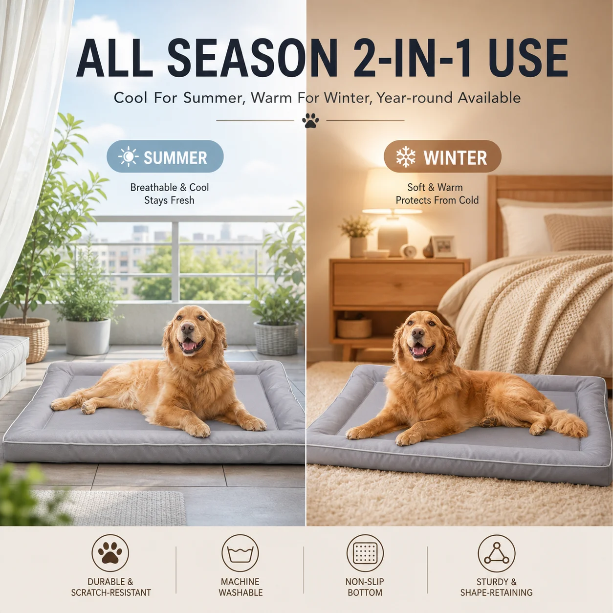 Tapete para Cães Grandes Impermeável Antiderrapante Lavável - Image 3