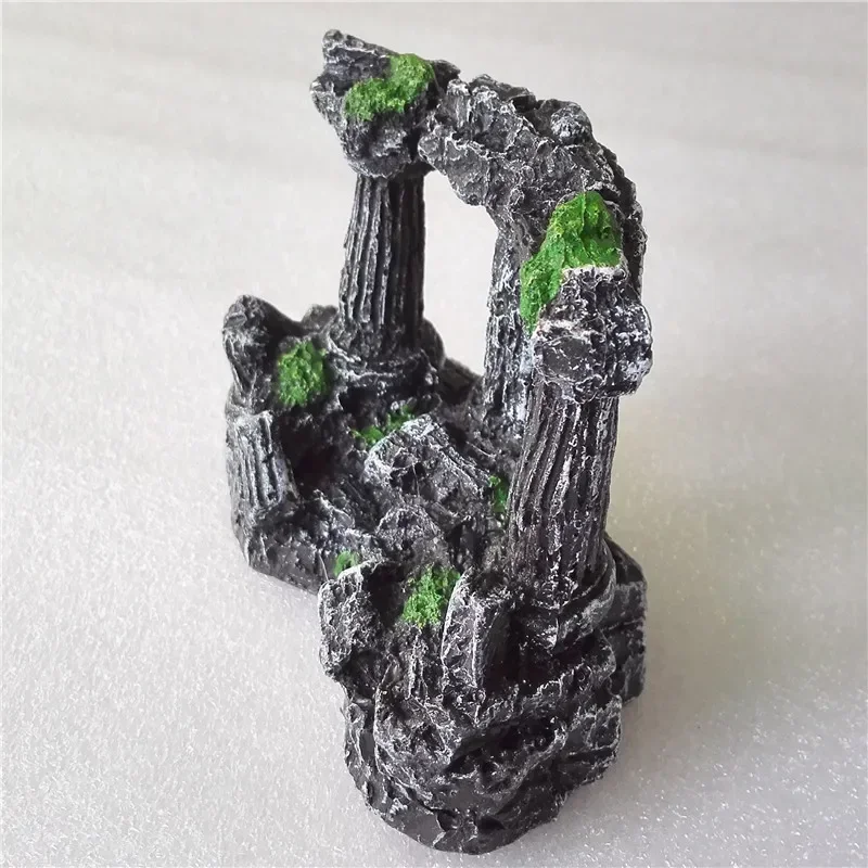 Decoração de Resina para Aquário Pilares Romanos 9x4,5x7 cm - Imagem 6