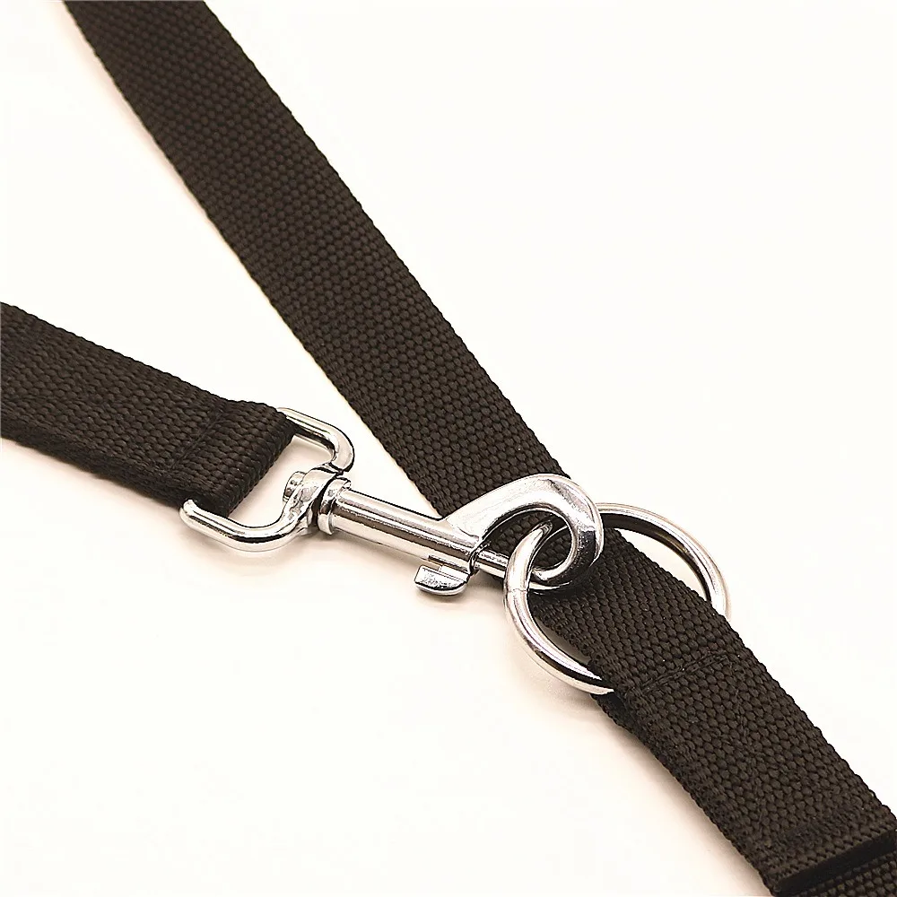 Guia para Cães Dupla de Nylon 2,5m com 2 Mosquetões - Imagem 4