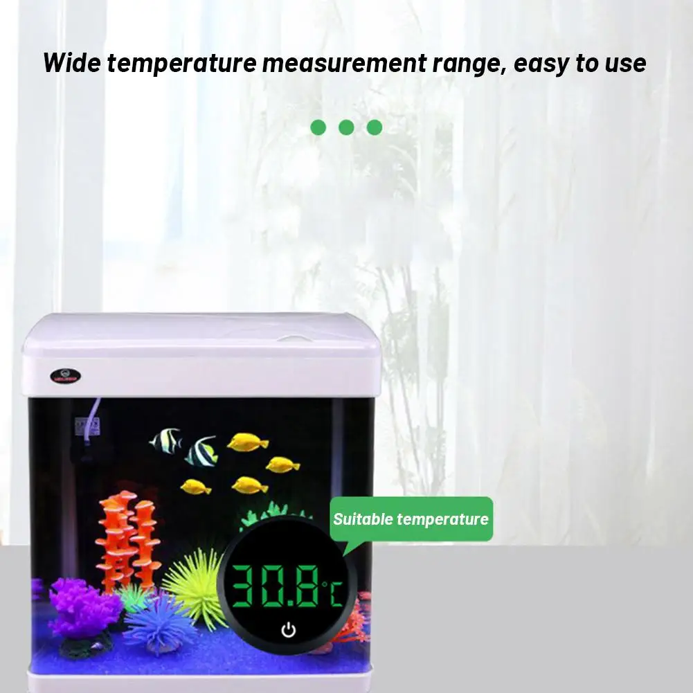 Termômetro Digital para Aquário Display LED Medição de Temperatura - Imagem 3