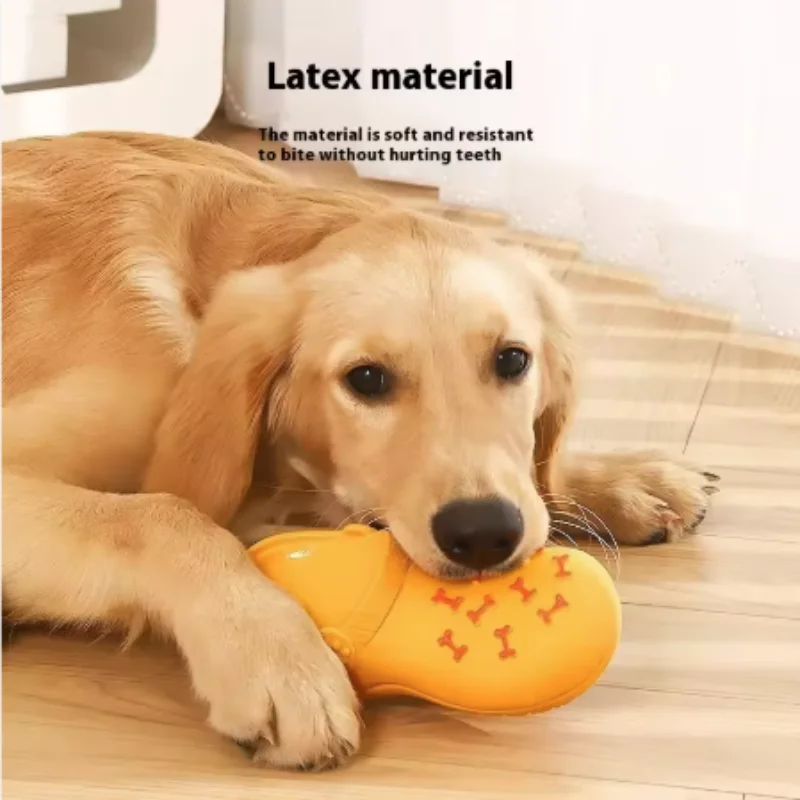 Brinquedo para Cães Látex com Som em Formato de Chinelo - Imagem 3