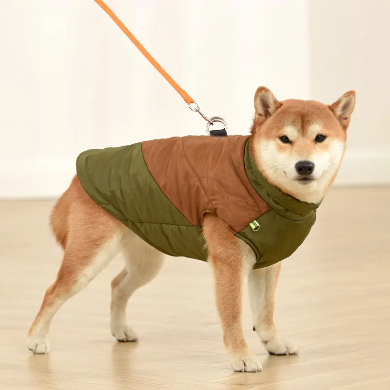 Jaqueta para Cães Impermeável com Zíper e Anel D-Ring - Imagem 3