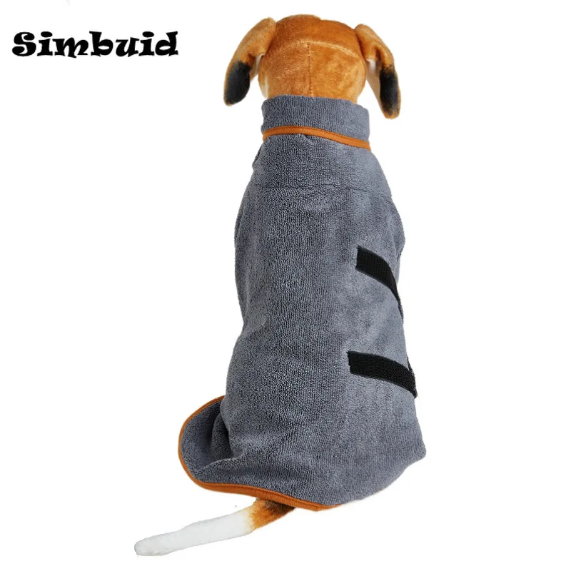 Roupão Absorvente para Cães Ajustável para Secagem Rápida - Imagem 4