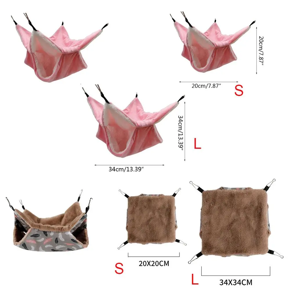 Rede para Hamster de Pelúcia Camada Dupla com Clipes para Fixar - Image 6