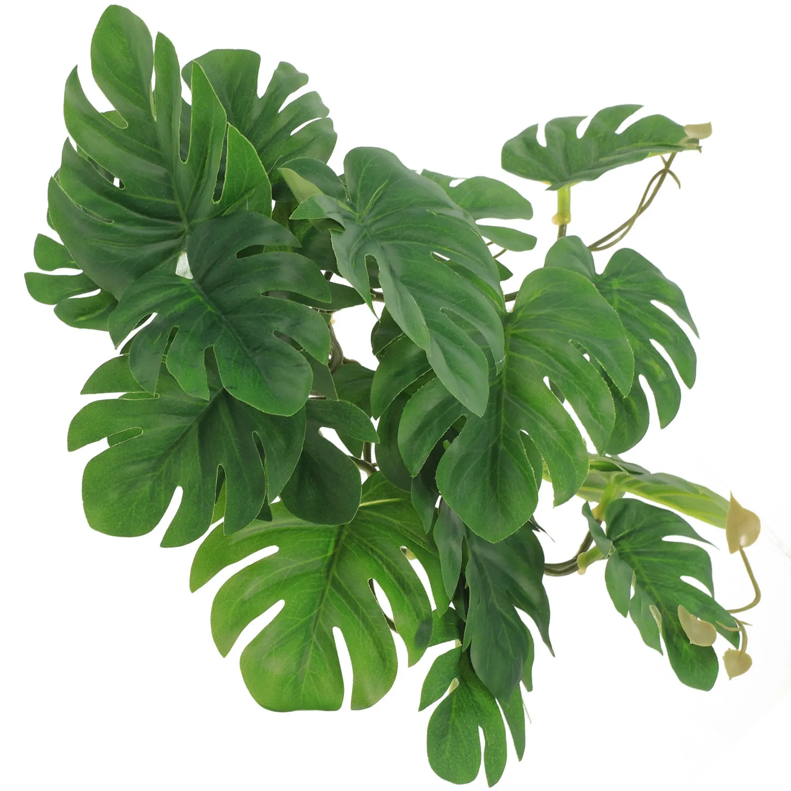 Planta Falsa para Répteis e Aquário de Plástico 25 cm para Decoração - Imagem 5
