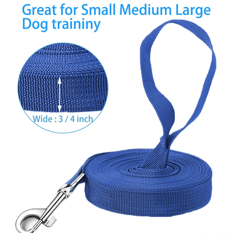 Trela de Nylon para Cães de 1.5m a 10m para Passeio - Imagem 4