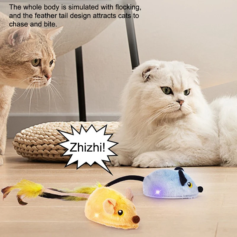 Brinquedo de Rato Elétrico para Gatos com Controle Remoto - Imagem 3