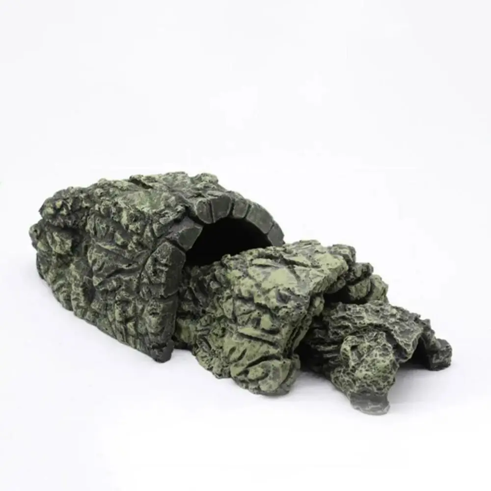 Caverna para Répteis e Aquário de Resina Durável - Esconderijo Decorativo - Imagem 6