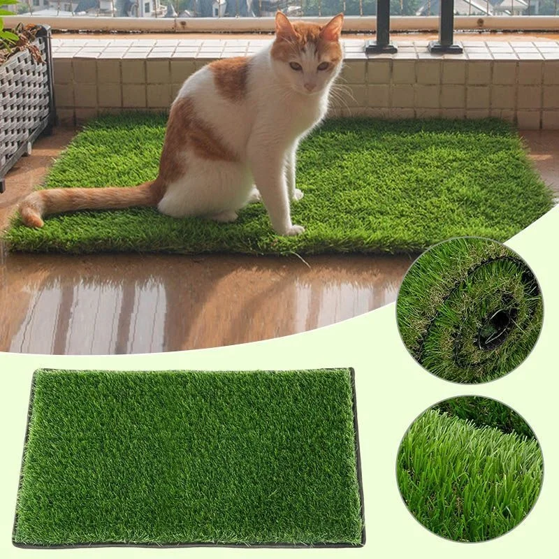 Tapete Higiênico de Grama Artificial para Cães Reutilizável - Imagem 6