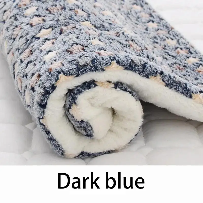 Cobertor para Gatos e Cães de Flanela Lavável Padrão Urso - Imagem 6