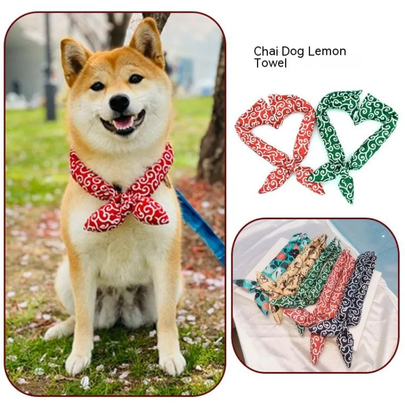 Bandana para Cães e Gatos de Algodão Ajustável para Pescoço - Image 2