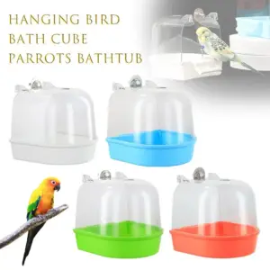 banheira cubo para pássaros