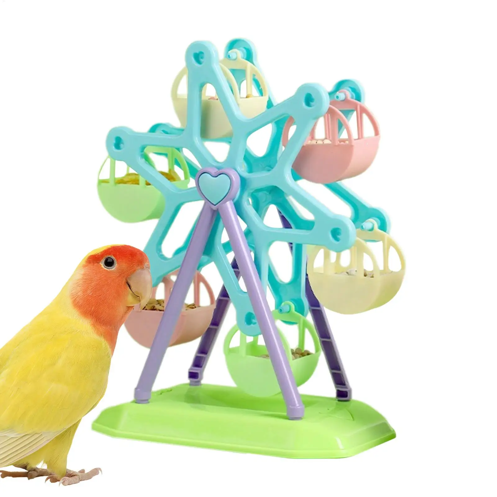 Brinquedo Roda de Forrageamento para Papagaios e Periquitos - Image 4