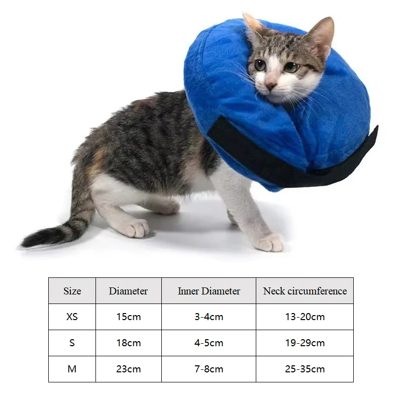 Coleira Inflável para Cães e Gatos de PVC com Ajuste de Pescoço - Imagem 6