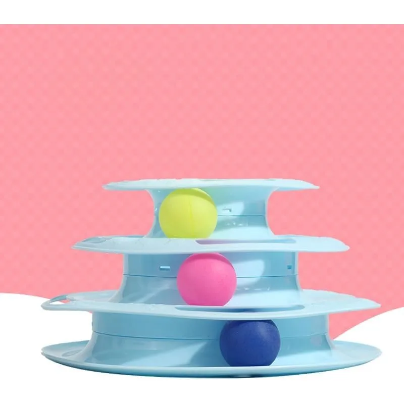 Brinquedo para Gatos Torre de Bolas Rolantes Multinível Antiderrapante - Image 3