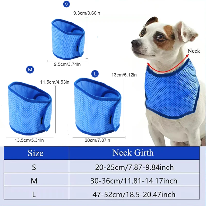 Lenço Refrescante para Cães Ajustável Pós-Imersão em Poliéster - Image 2