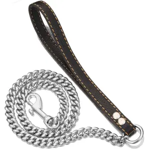 trela de corrente para cães resistente