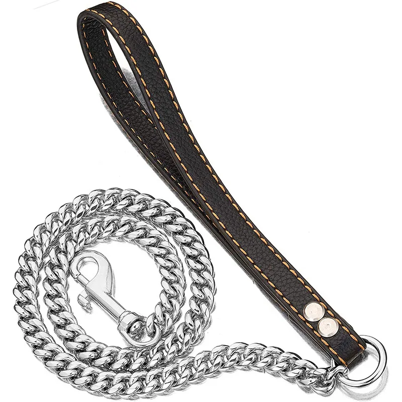 trela de corrente para cães resistente