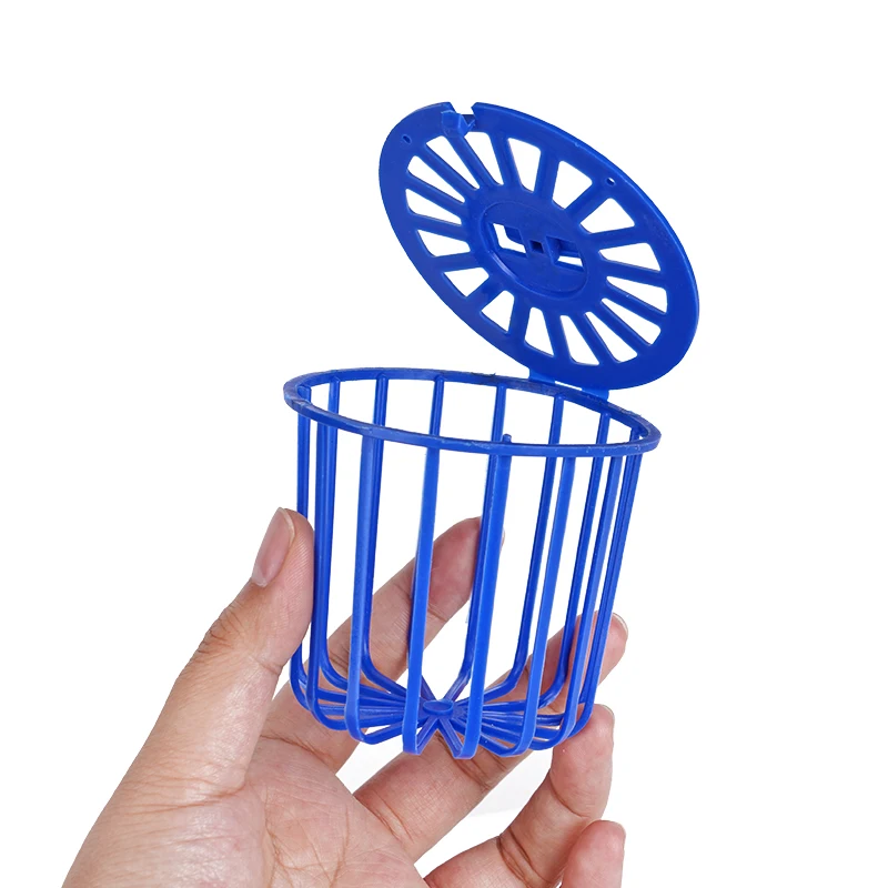 Comedouro para Pássaros de Plástico Azul com Encaixe na Gaiola - Imagem 5