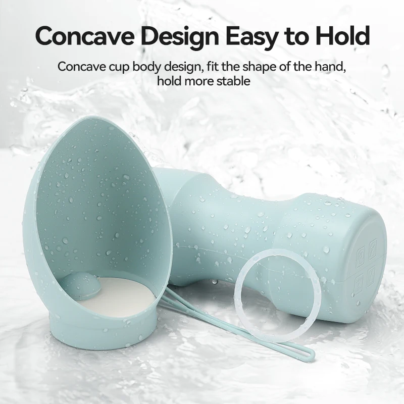 Rojoeco Garrafa de Água Dobrável para Cães e Gatos de Silicone Macio - Image 5