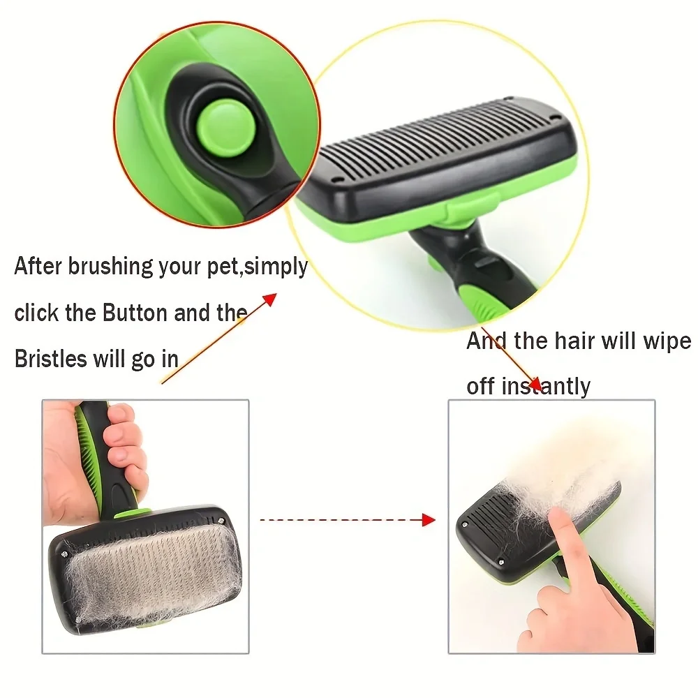 Escova Autolimpante para Remoção de Pelos de Pets - Imagem 5