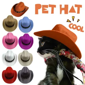 chapéu cowboy para cães e gatos