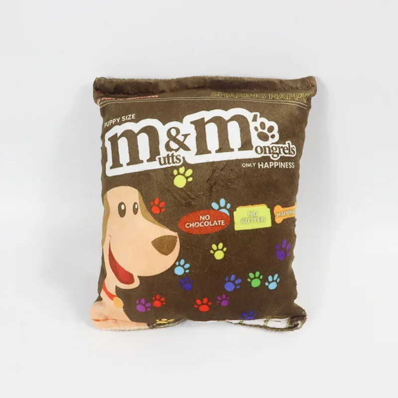 Brinquedo para Cães de Pelúcia com Squeaker e Formato de Doces - Image 6