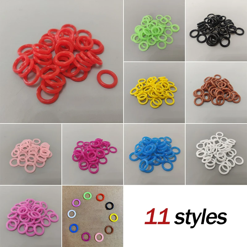 Anéis de Pé para Pombos e Pássaros 8mm de Plástico Cores Sortidas - Imagem 6