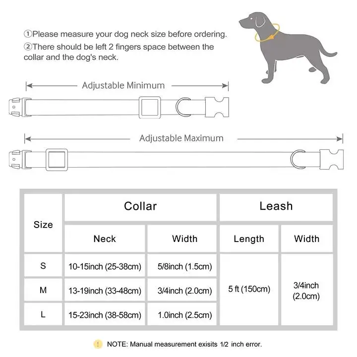 Coleira e Guia para Cães em Couro PU com Personalização Gratuita - Image 6