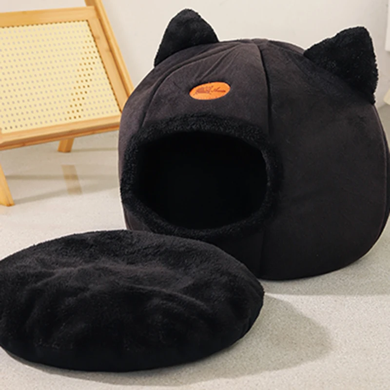 Toca para Gatos Velboa com Almofada Removível e Base Antiderrapante - Image 5