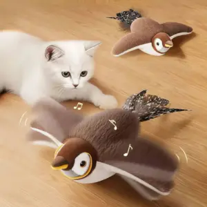 brinquedo pássaro recarregável para gatos