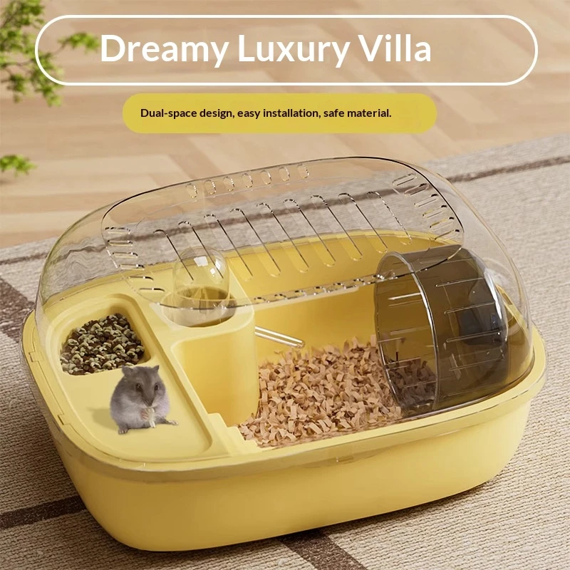 Gaiola para Hamster Dourado de Plástico com Bandeja Deslizante - Imagem 6