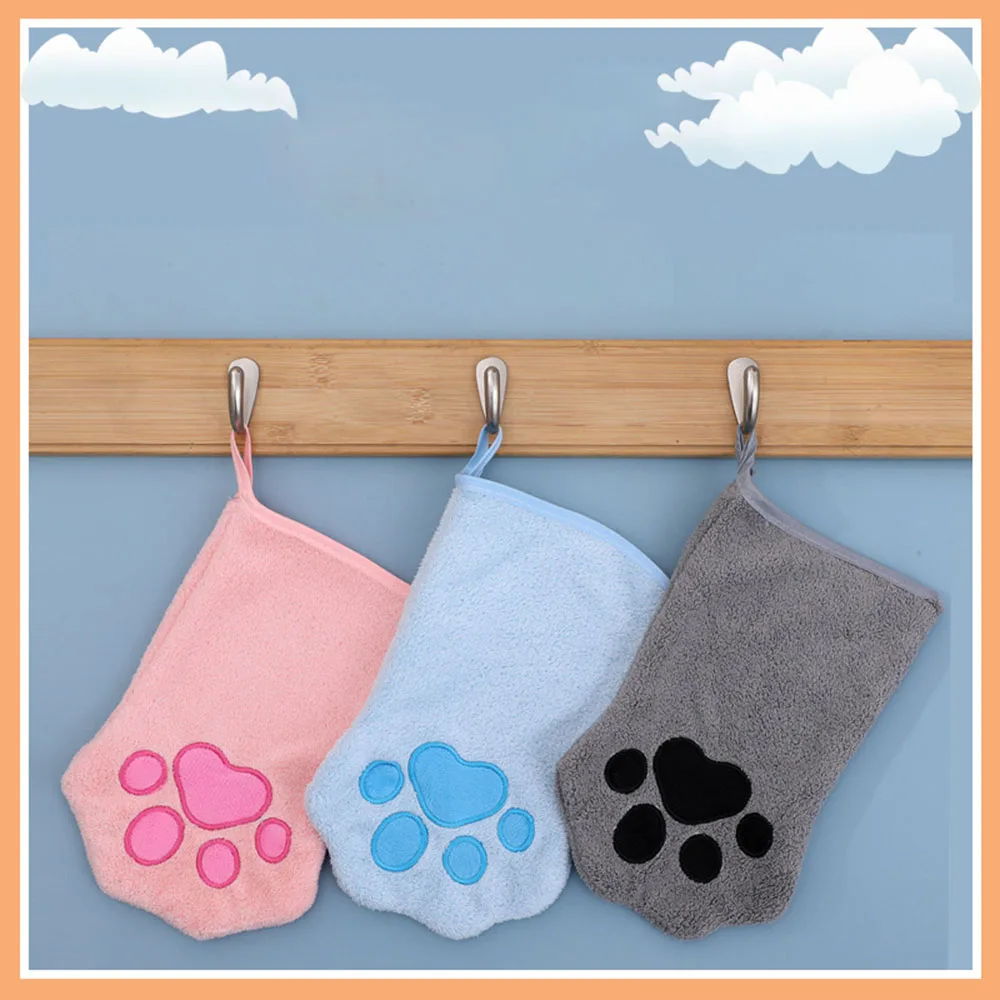 Luva de Toalha para Pets Absorvente de Secagem Rápida para Cães e Gatos - Imagem 3