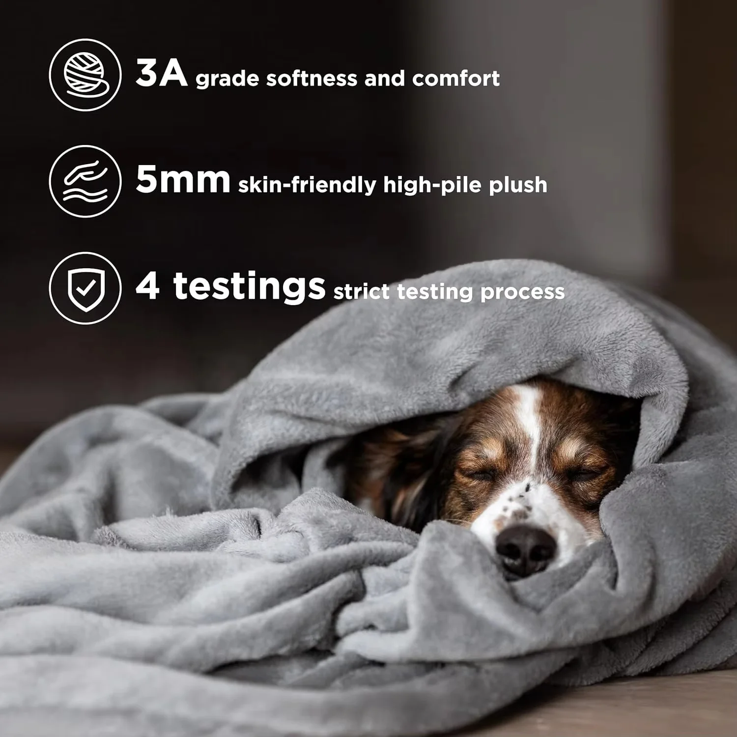 Cobertor para Pet Impermeável de Microfibra com Camadas Triplas - Image 3