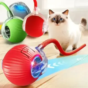 brinquedo interativo para gatos bola rolante