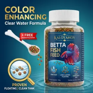 ração para peixe betta pellets flutuantes