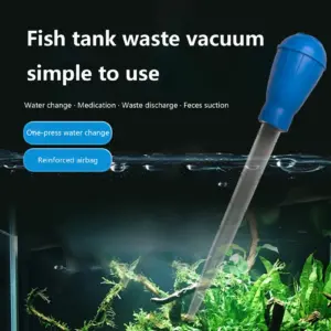 pipeta manual para limpeza de aquário