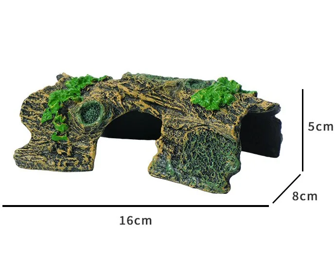 Caverna Decorativa para Répteis: Ornamento de Habitat para Lagartos - Image 5