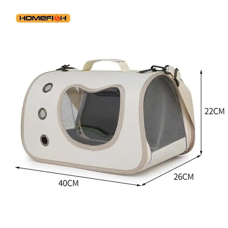 Bolsa de Transporte HOMEFISH para Cães e Gatos Pequenos Dobrável - Imagem 6