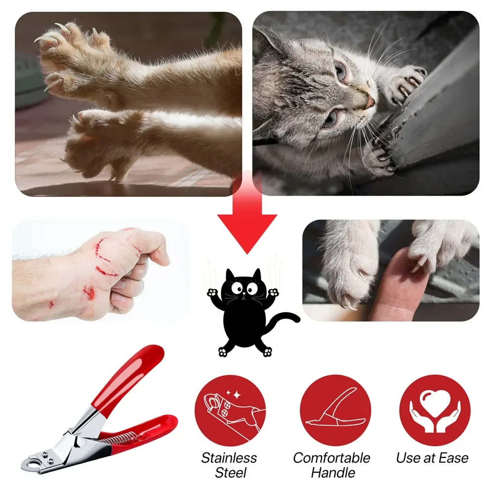 Cortador de Unhas para Cães e Gatos de Aço Inoxidável - Imagem 6