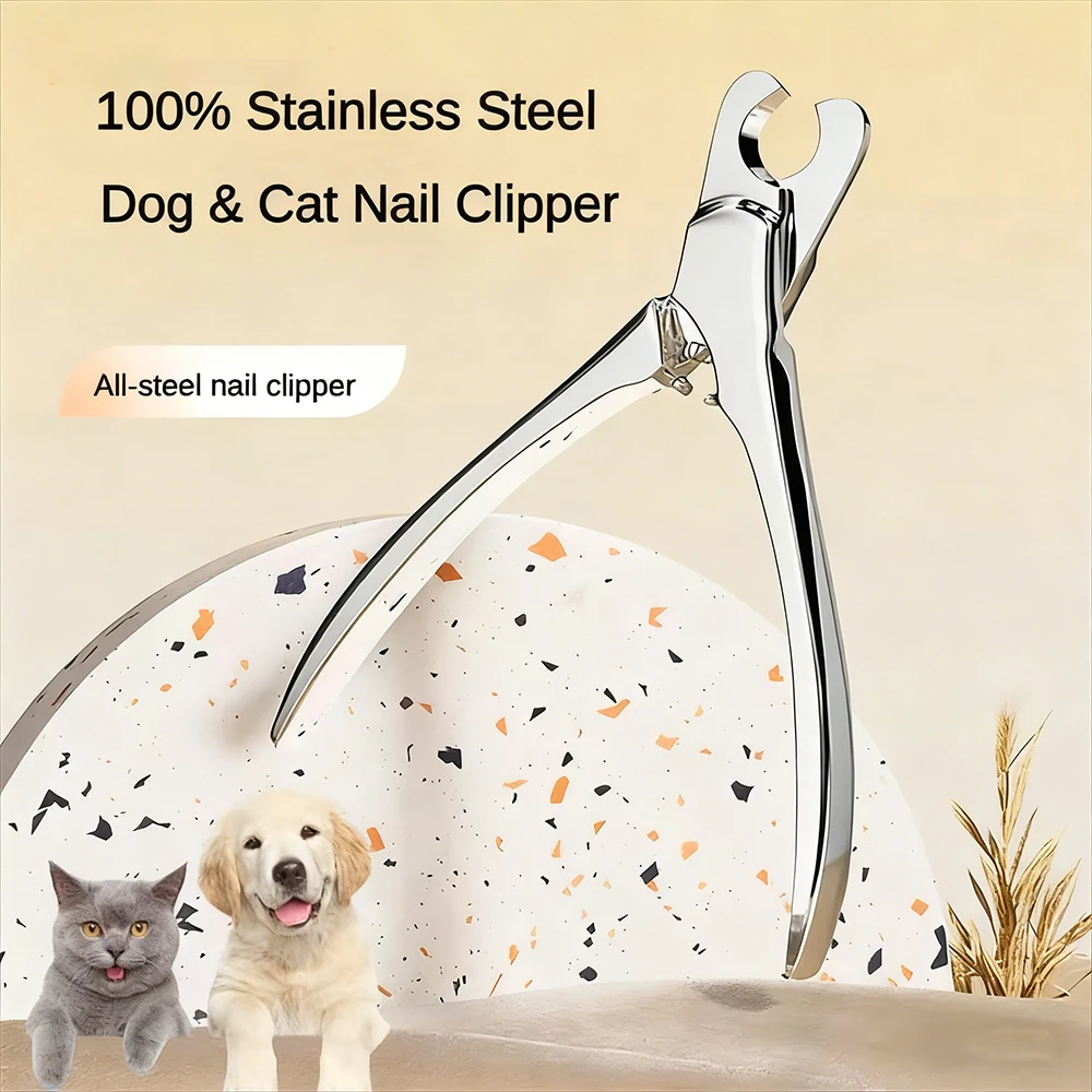 Cortador de Unhas Profissional para Cães e Gatos Aço Inoxidável - Imagem 3
