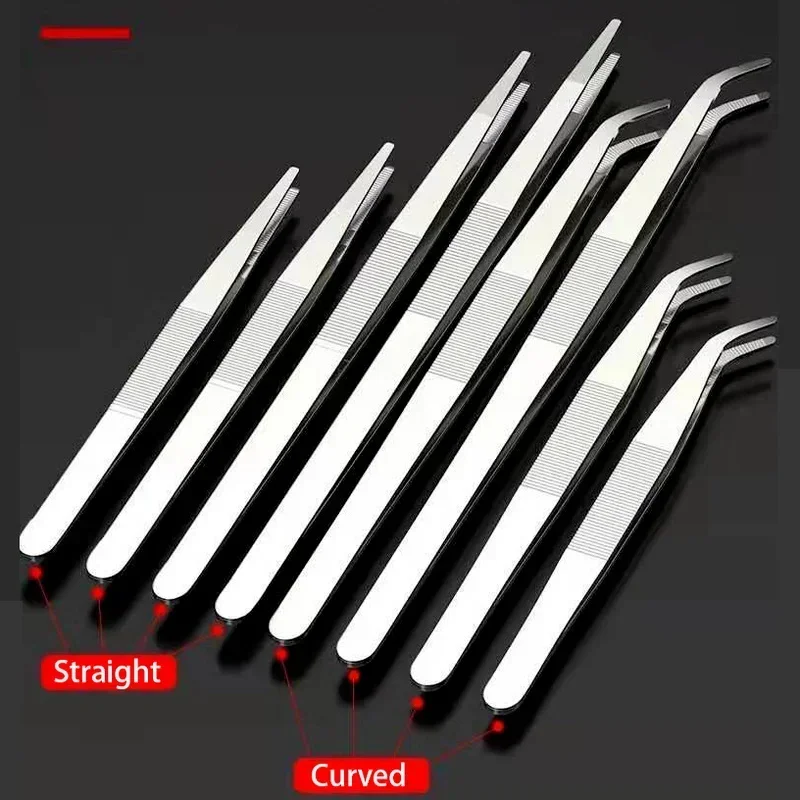 Pinça Curva de Aço Inoxidável 48 cm para Aquários e Répteis - Imagem 3