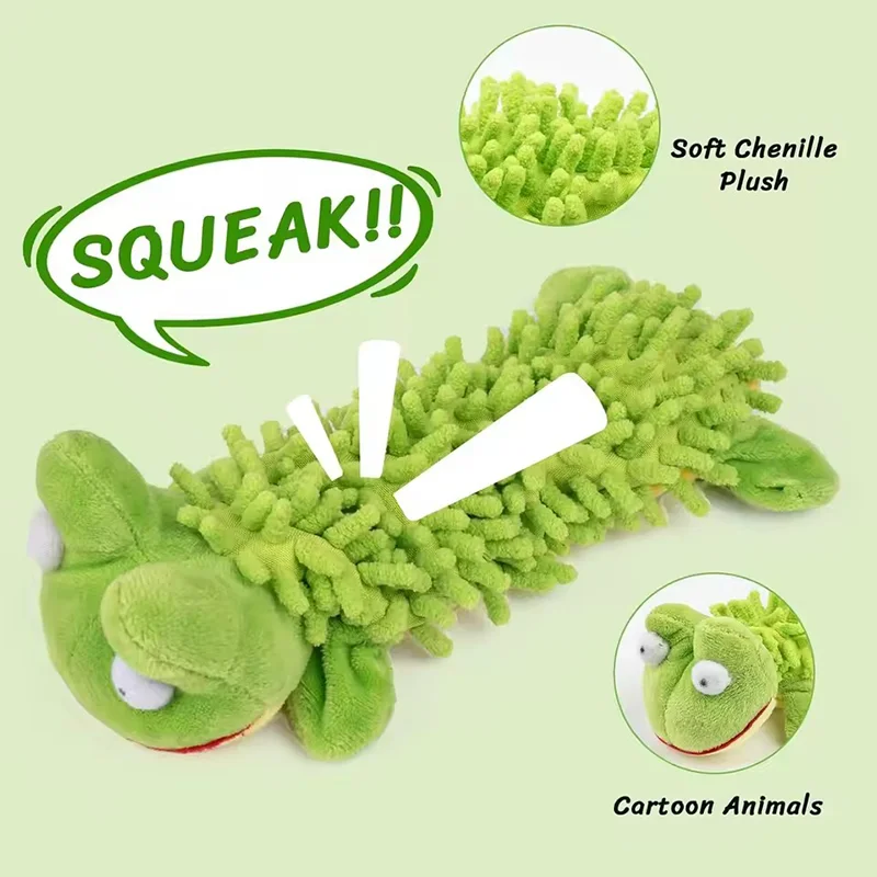 Brinquedo de Pelúcia para Cães com Apito Interno Resistente à Mastigação - Imagem 3