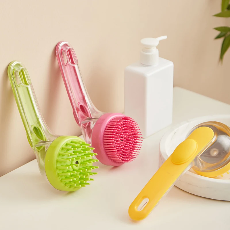 Escova de Banho para Cães e Gatos Pequenos: Ferramenta Especializada para Lavagem de Cães, Escova de Massagem - Essencial para Banho de Animais de Estimação - Image 3