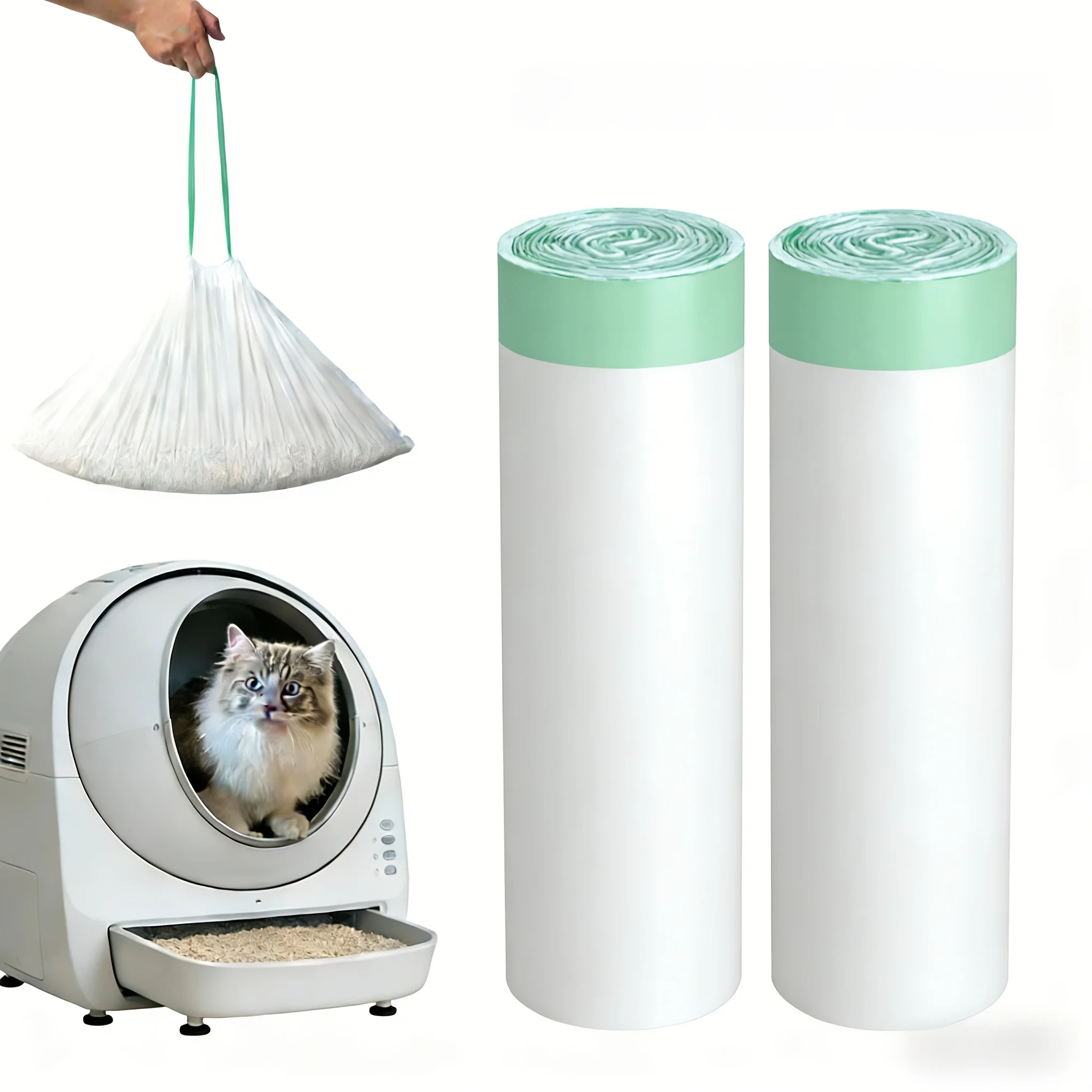 Sacos para Caixa de Areia para Gatos com Cordão - Imagem 5