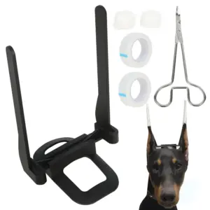 suporte de orelha para cães doberman