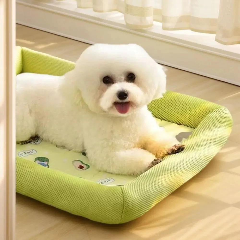 Cama Quadrada para Cães Lavável e Respirável - Imagem 3